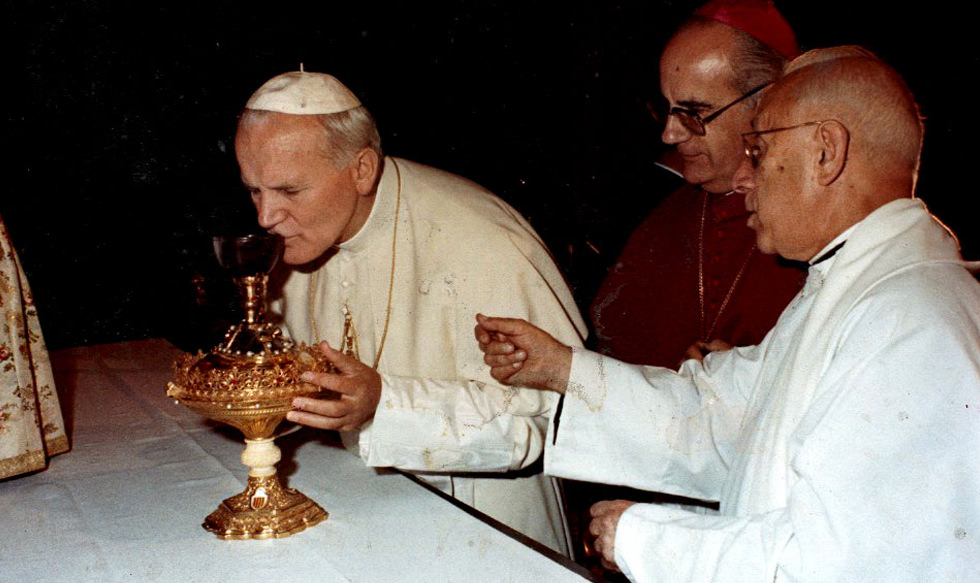 Imágenes de Juan Pablo II en la Catedral de Valencia ~ Catedral de Valencia